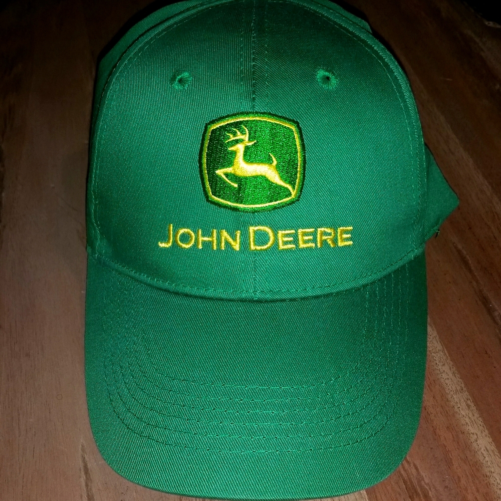 New John Deere Green Baseball Cap Hat Adjustable